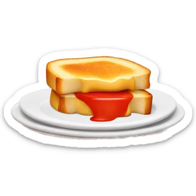 Grilled cheese and tomato soup  sticker