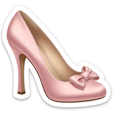 Soft pink shoes sticker