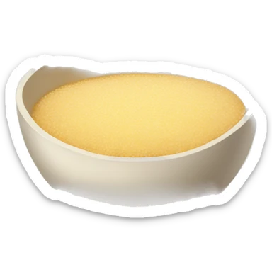 bowl of yeast sticker