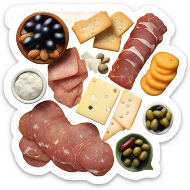 Charcuterie board assortment  sticker