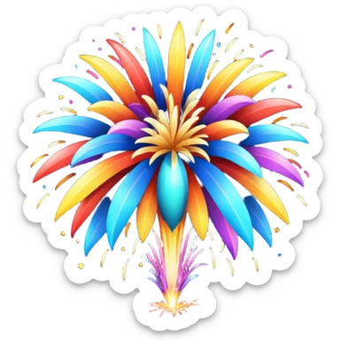 fireworks sticker