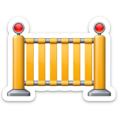 automatic barrier sticker