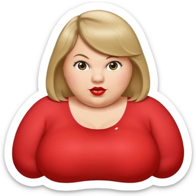 Taylor swift obesity  bigger bigger bigest sticker