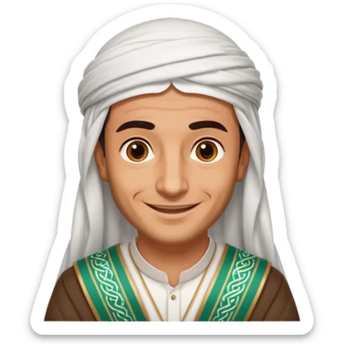 old emirates guys wearin gUAE cloths sticker