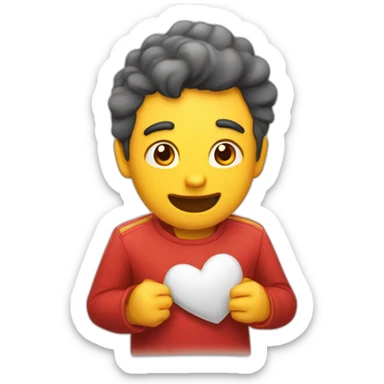 Exclamación de corazón sticker