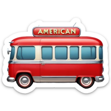route 66 american diner sticker