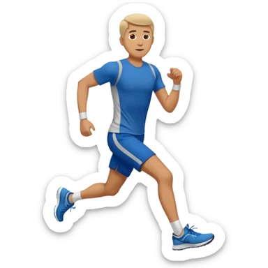 Morning Jogger man sticker