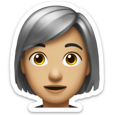 Nano from the girl from nowhere  sticker