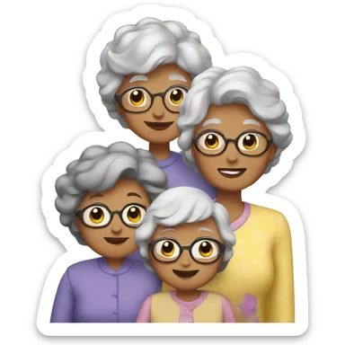 Granny with family sticker