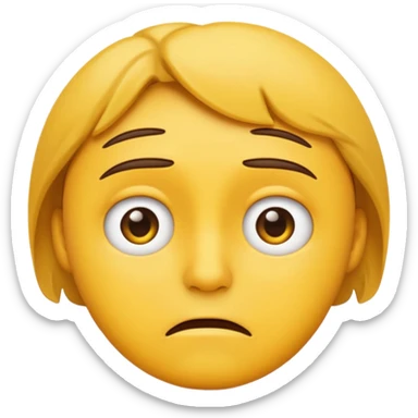 stress emoji sticker