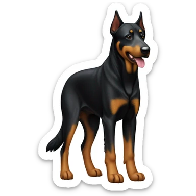 Beauceron dog full body  sticker