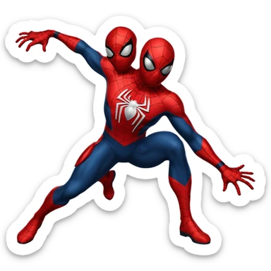 Spiderman Kaine Parker Clone Scarlet Spiderman emoji sticker