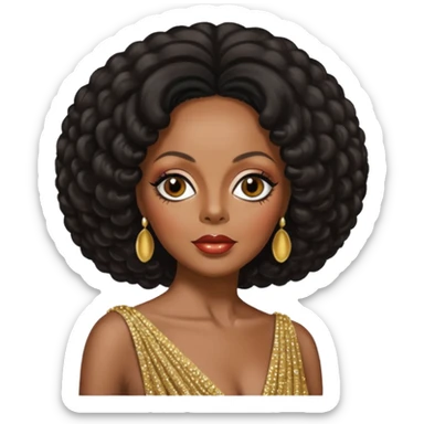 Diana Ross sticker