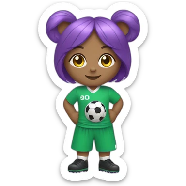 Soccer mom carebear sticker