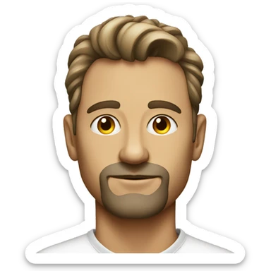 portrait of a stylish man younger and less experienced sticker