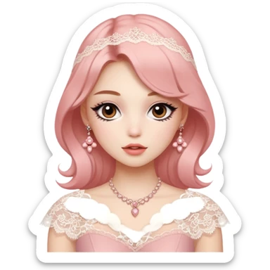 Aesthetic pero a la vez Coquette  sticker