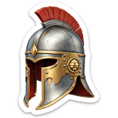 Roman Gladiator helmet sticker