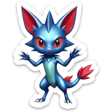 Shiny Exotic Bisharp-Sneasel-Weavile-Scizor-Hybrid-Creature sticker