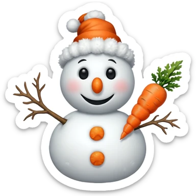 BONECO DE NEVE sticker