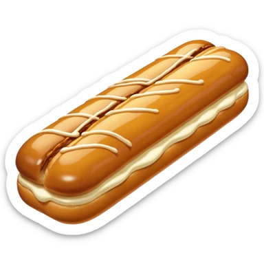 Butterscotch éclair  sticker