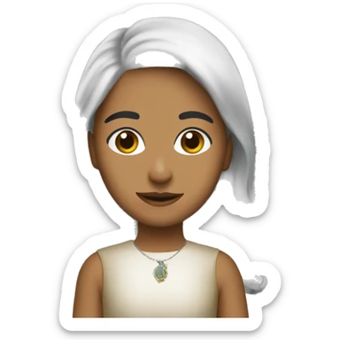 Una zia con suo nipote sticker