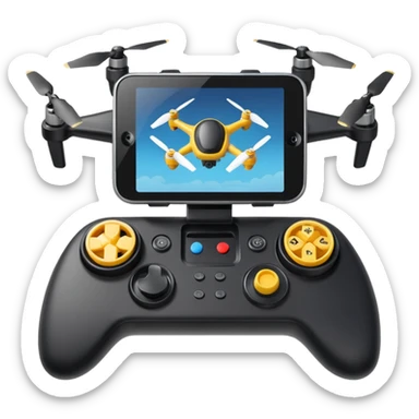 screen drone remote sticker