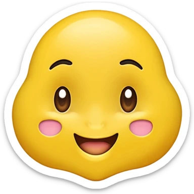 Eu quero criar um emoji de uma chupeta amarela   sticker