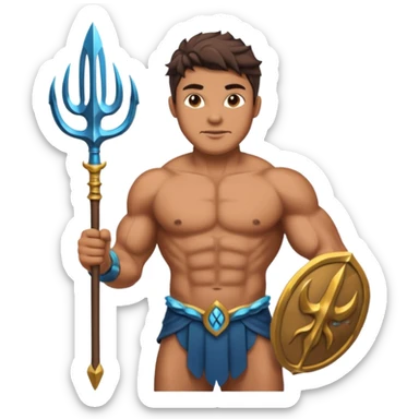 atlantis man OF THE SEA sticker