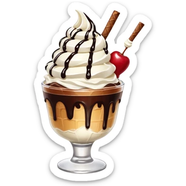 McDonald's Sundae sticker