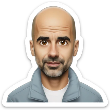 pep guardiola sticker