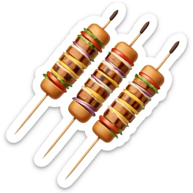 Souvlaki sticker