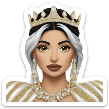 Kylie jenner royal princess jewellery sticker
