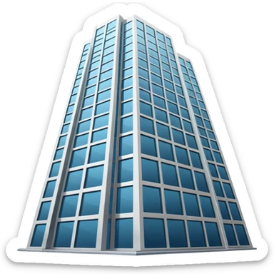 famous sky scraper sticker