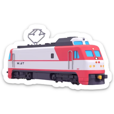 Njt electric locomotive sticker