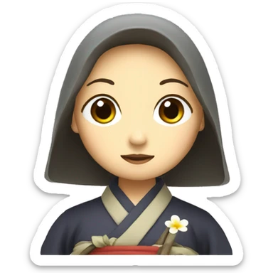 Japanese nightingale sticker