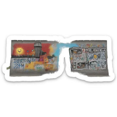 Berlin Wall and East Side Gallery sticker