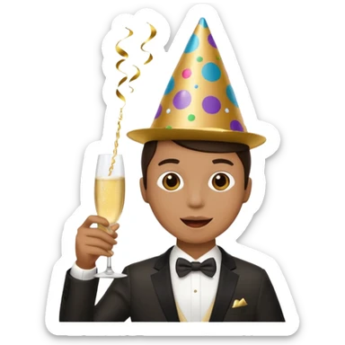 una festa di compleanno sticker