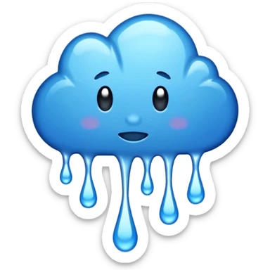 A wet sign that says i fell for you sticker