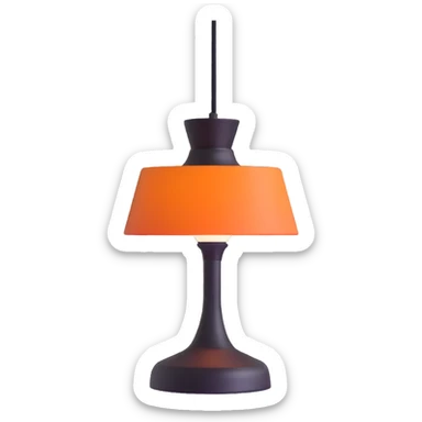 Danish PH lamp with layered shades sticker