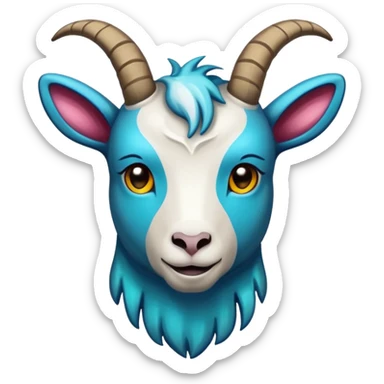 make a graffiti sticker that says GOAT sticker