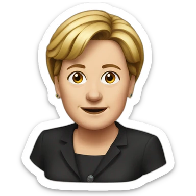 Ankela Merkel sticker