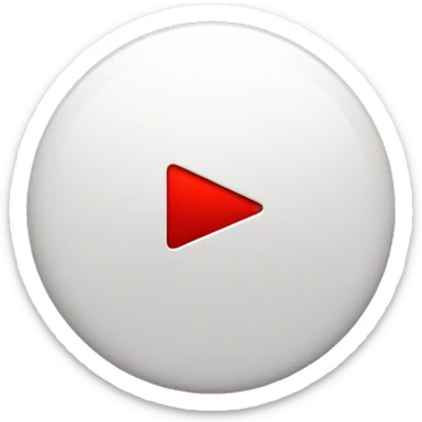 Create a logo that features a large red play button icon in the center, surrounded by a white background. The logo should have the word 'YouTube' in bold, black letters at the bottom, with a sleek and modern design. sticker