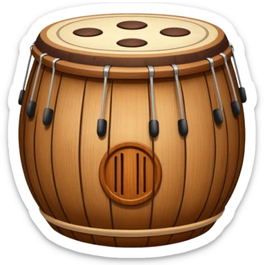 Create a instrument of tabla emoji sticker