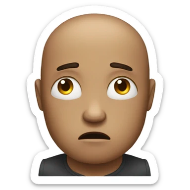 I am scared. sticker