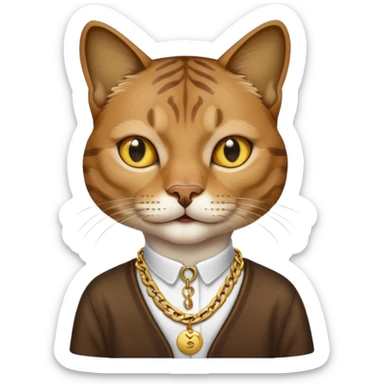 snoop dogg being an actual cat sticker