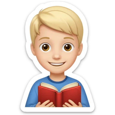 Storybook with kid sticker