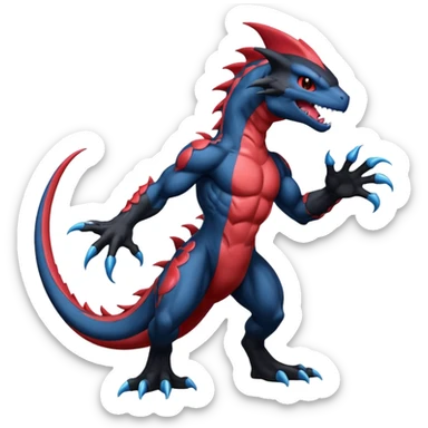 Venom-Stitch-Zekrom-Salandit-Sneasel-fusion, full body sticker