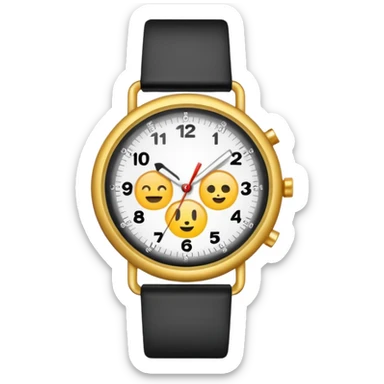 analog watch sticker