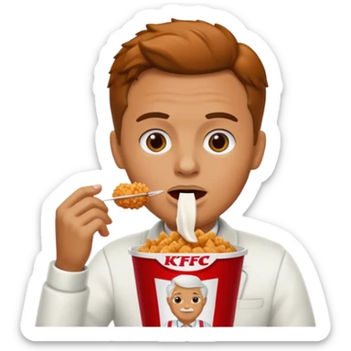 kfc lover sticker