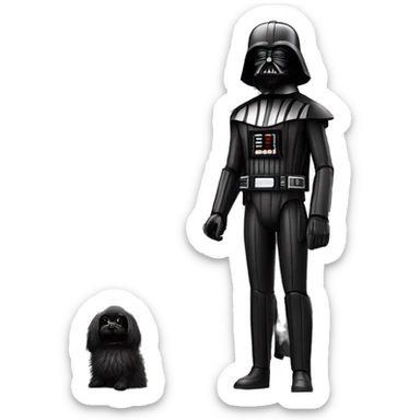 Darth Vader and Barbie’s very dusty old disturbing disgusting ghostly haunted horror dream house mansion  sticker